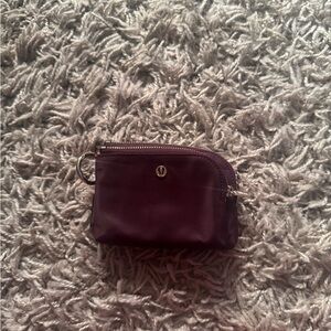 lululemon double zip card pouch